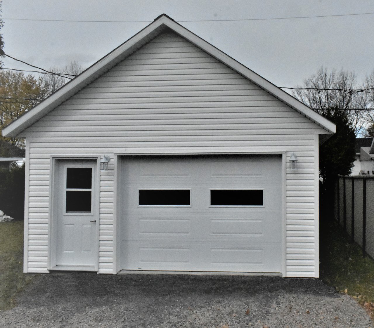 Garage préfabriqué réalisé par Garage Expert