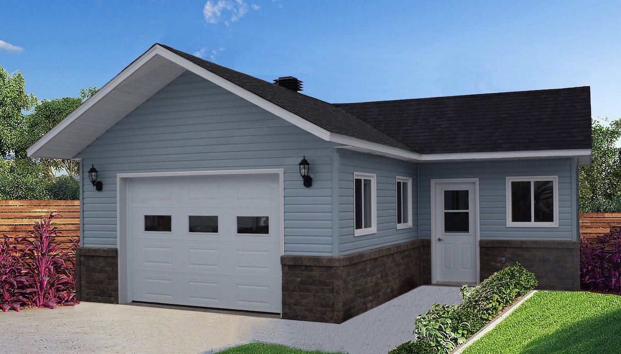 Garage préfabriqué réalisé par Garage Expert