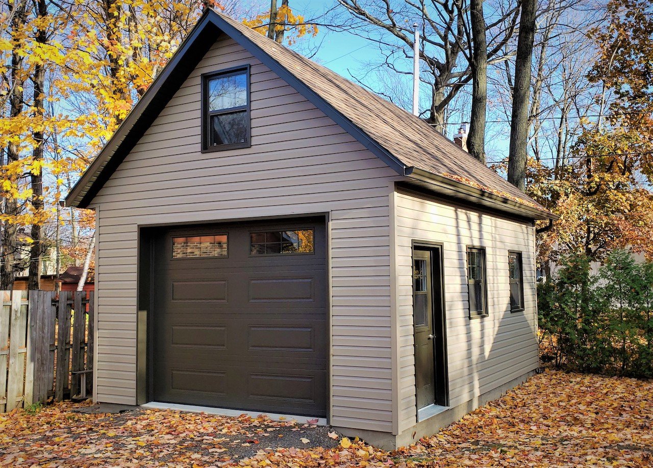 Garage préfabriqué réalisé par Garage Expert